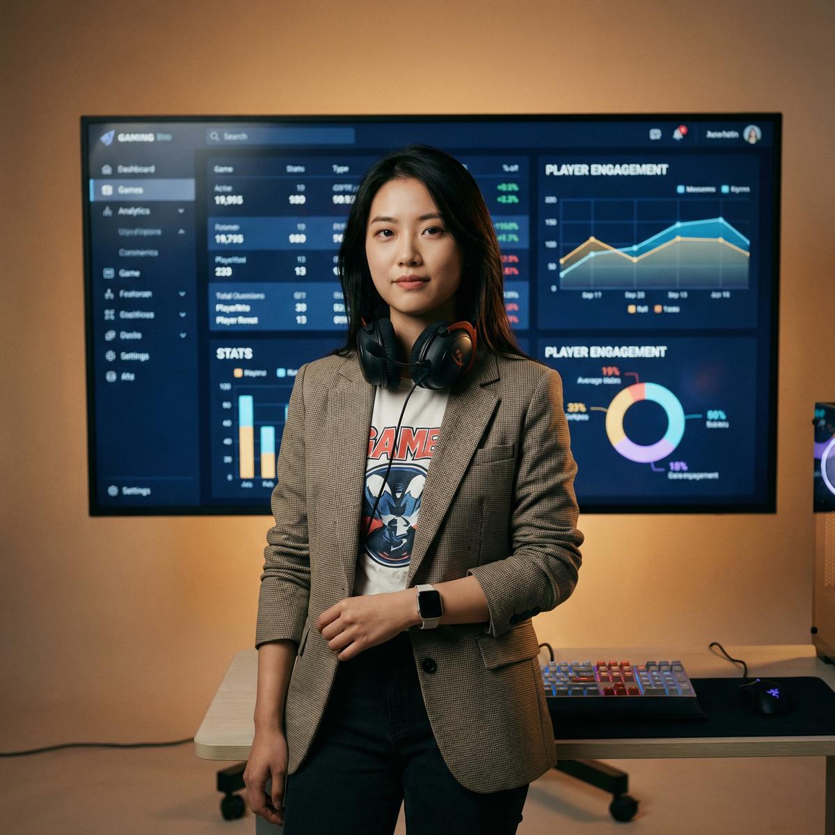 少女萝莉游戏分析师
